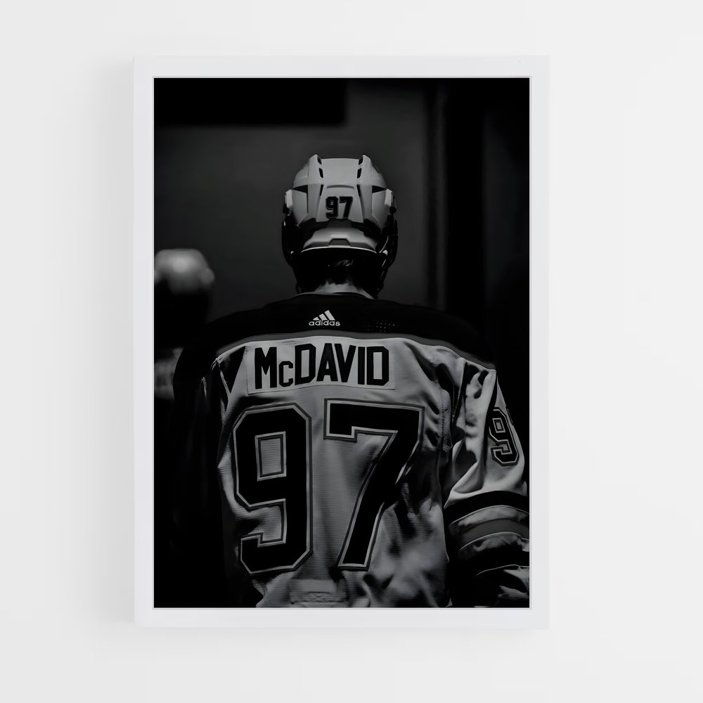 Poster Connor dans le Vestiaire – affiche Hockey sur glace (vue 3)